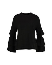 Pull à col rond noir Only