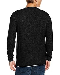 Pull à col rond noir ONLY & SONS