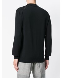 Pull à col rond noir Givenchy