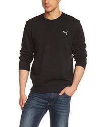 Pull à col rond noir Puma