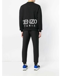 Pull à col rond noir Kenzo