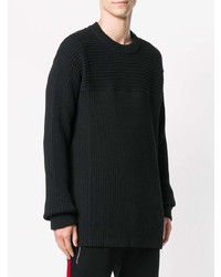 Pull à col rond noir McQ Alexander McQueen