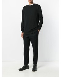 Pull à col rond noir Damir Doma