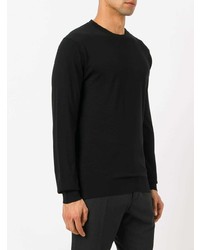 Pull à col rond noir DSQUARED2