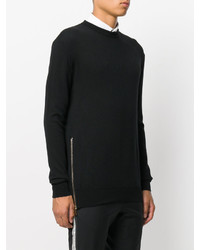 Pull à col rond noir Balmain