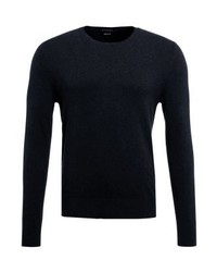 Pull à col rond noir Sisley