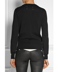 Pull à col rond noir Maison Martin Margiela