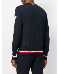 Pull à col rond noir Moncler