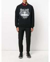 Pull à col rond noir Kenzo