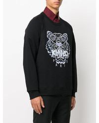 Pull à col rond noir Kenzo