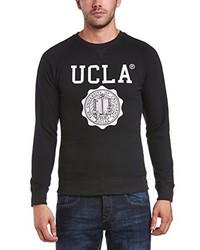 Pull à col rond noir UCLA