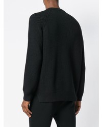 Pull à col rond noir Kenzo