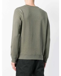 Pull à col rond olive A.P.C.