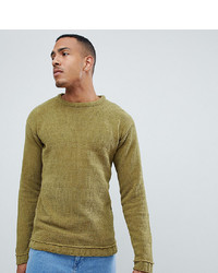 Pull à col rond olive D-struct