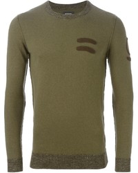 Pull à col rond olive Diesel