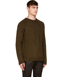Pull à col rond olive BLK DNM