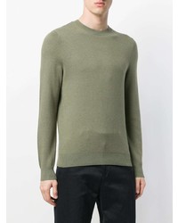 Pull à col rond olive A.P.C.