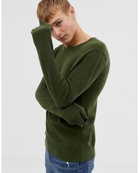 Pull à col rond olive J.Crew Mercantile