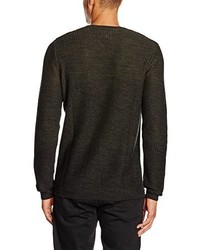 Pull à col rond olive Jack & Jones