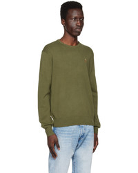 Pull à col rond olive Polo Ralph Lauren