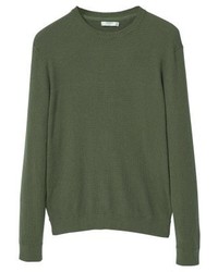 Pull à col rond olive Mango