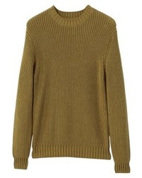 Pull à col rond olive Mango