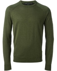 Pull à col rond olive Marc by Marc Jacobs