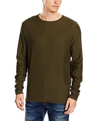 Pull à col rond olive ONLY & SONS