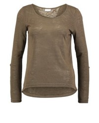 Pull à col rond olive Vila