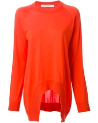 Pull à col rond orange Givenchy