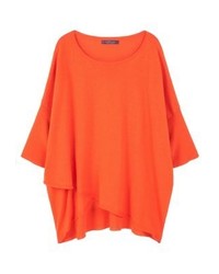 Pull à col rond orange Mango