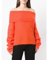 Pull à col rond orange McQ Alexander McQueen