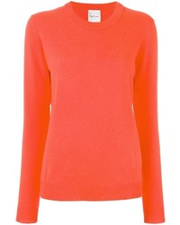 Pull à col rond orange Paul Smith