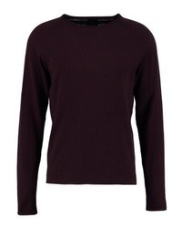 Pull à col rond pourpre foncé Produkt