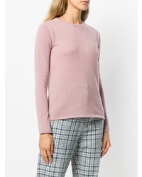 Pull à col rond rose Max Mara