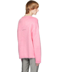 Pull à col rond rose Givenchy