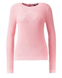 Pull à col rond rose Dorothy Perkins