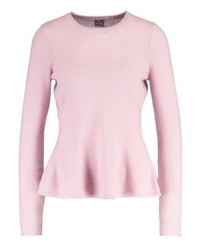 Pull à col rond rose FTC