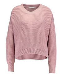 Pull à col rond rose Glamorous