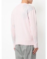 Pull à col rond rose Loveless