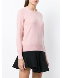 Pull à col rond rose Isabel Marant Etoile
