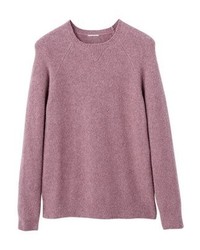 Pull à col rond rose Mango