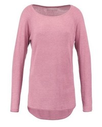 Pull à col rond rose Only