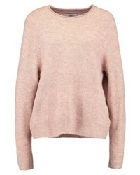 Pull à col rond rose Only