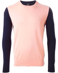 Pull à col rond rose Paul Smith