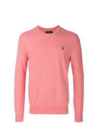 Pull à col rond rose Polo Ralph Lauren