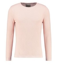 Pull à col rond rose RVLT