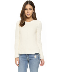 Pull à col rond rose Madewell