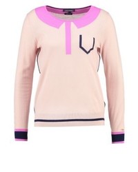 Pull à col rond rose Tommy Hilfiger
