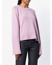 Pull à col rond rose Zadig & Voltaire